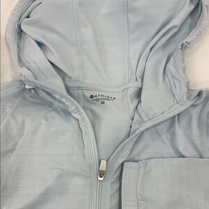 Athleta Sky Blue Zip-Up Hoodie